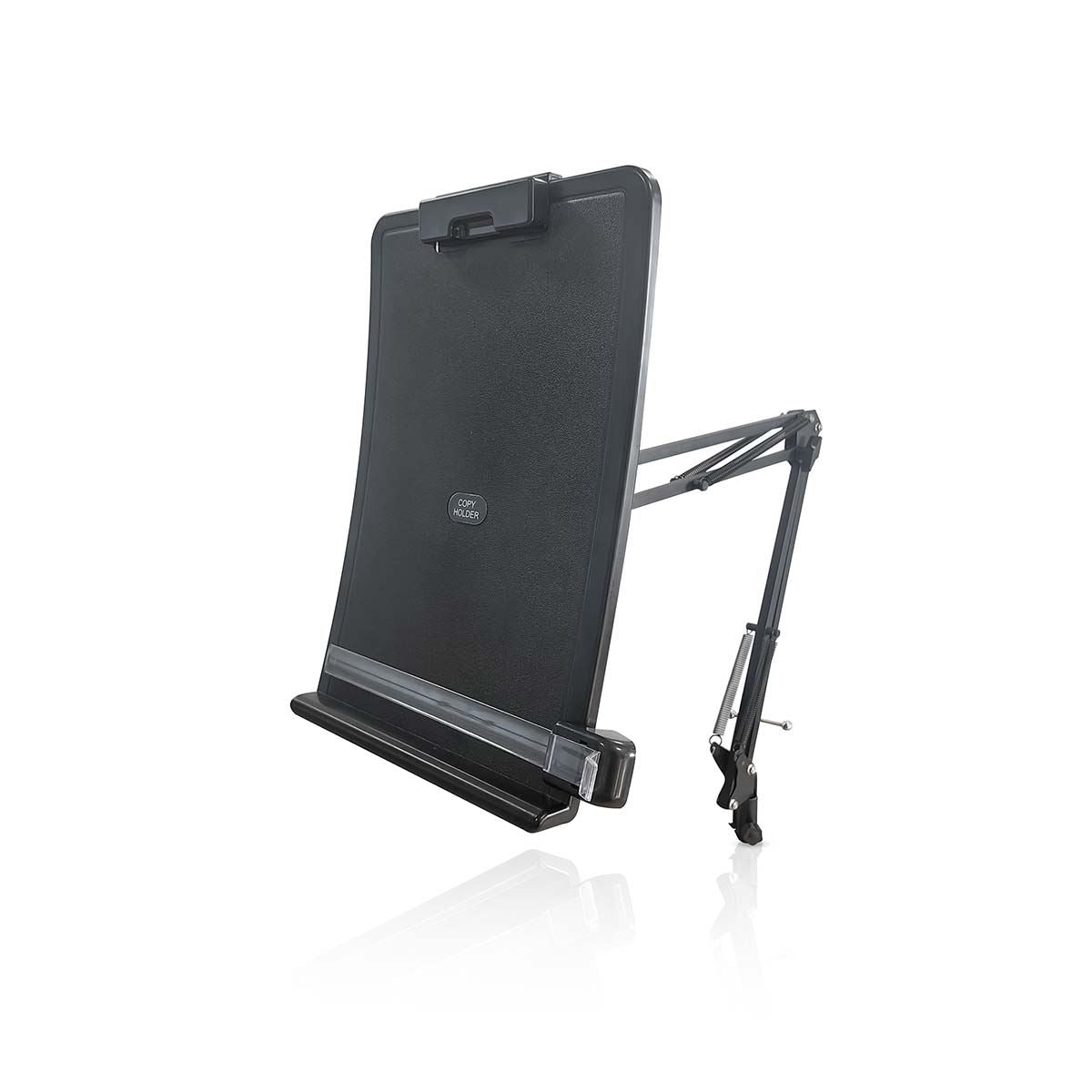 Nedis Copy Holder | Clip | Suitable for paper size: A4 | Adjustable Angle / Full Motion | Swivel angle: 360 °