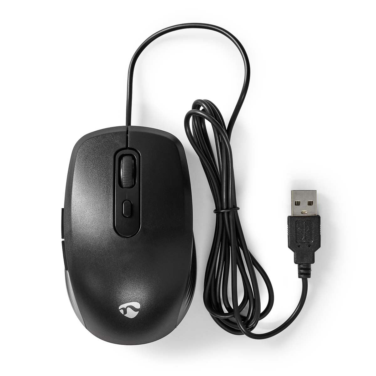 Nedis Mouse | Wired | 1200 / 1800 / 2400 / 3600 dpi | Adjustable DPI | Number of buttons: 6 | Right-Handed