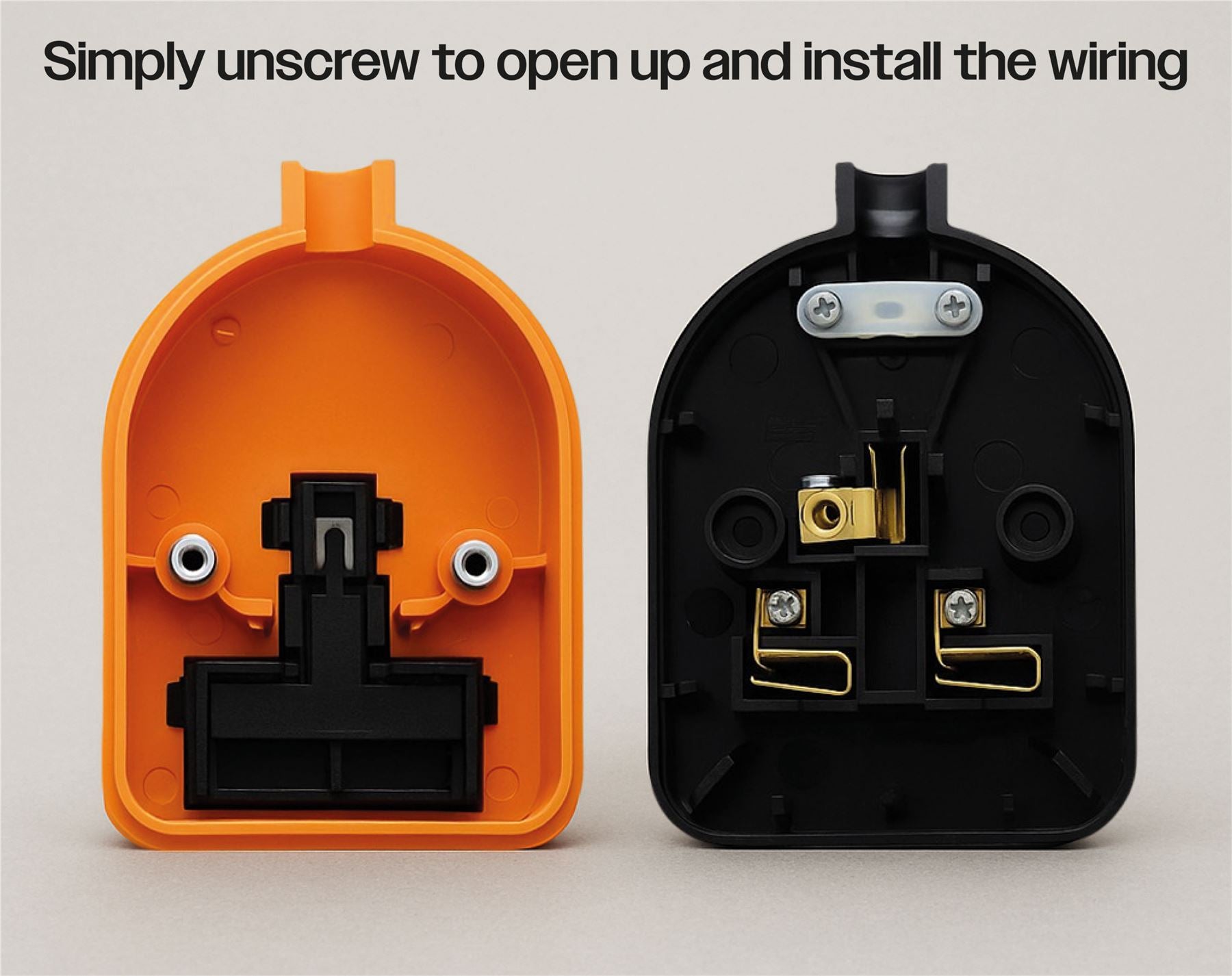 1 Gang High Impact Trailing Mains Powet Extension Socket, 13A - Orange