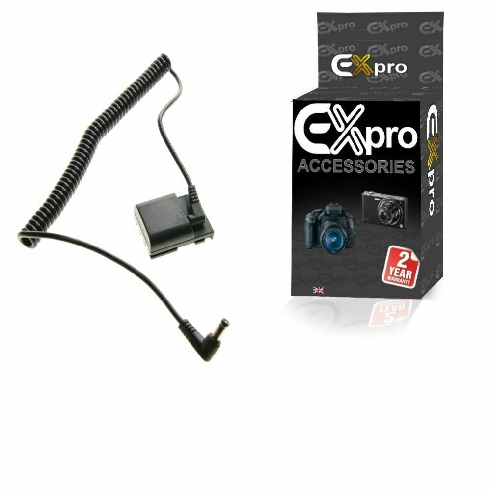 Ex-Pro Canon DR-20 NB-2L Coupler Cable for Ex-Pro Rechargeable Battery Power System for Canon
