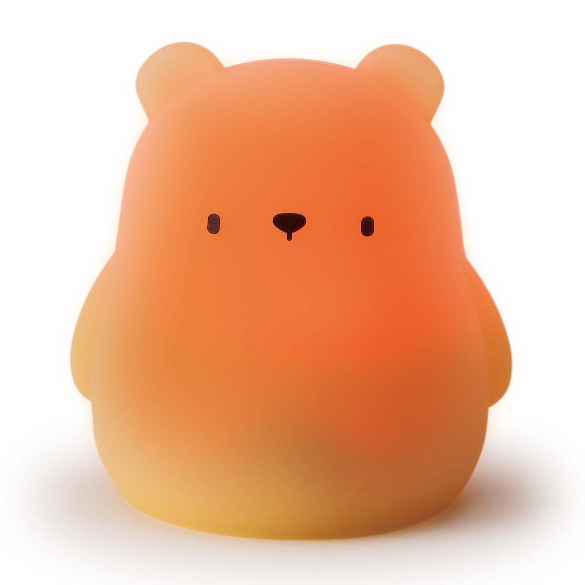 Alecto Bear Night Light for Kids, Baby Night Light for Nursery with RGB Colours & Modes, Rechargeable, Timer & Touch Control, Portable Light, BPA Free