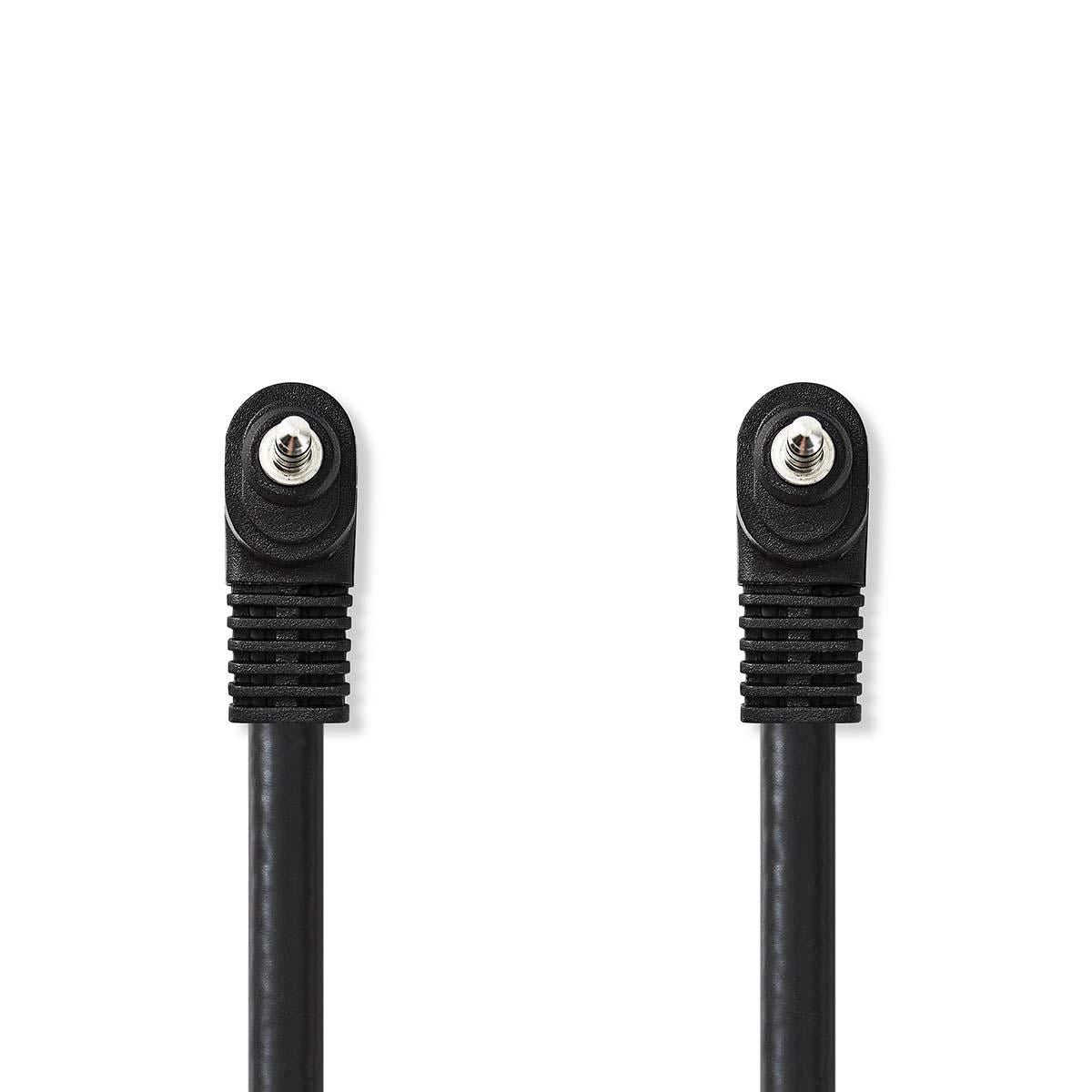 Nedis Audio Video Cable | 3.5 mm Male | 3.5 mm Male | Nickel Plated | 1.00 m | Round | PVC | Black