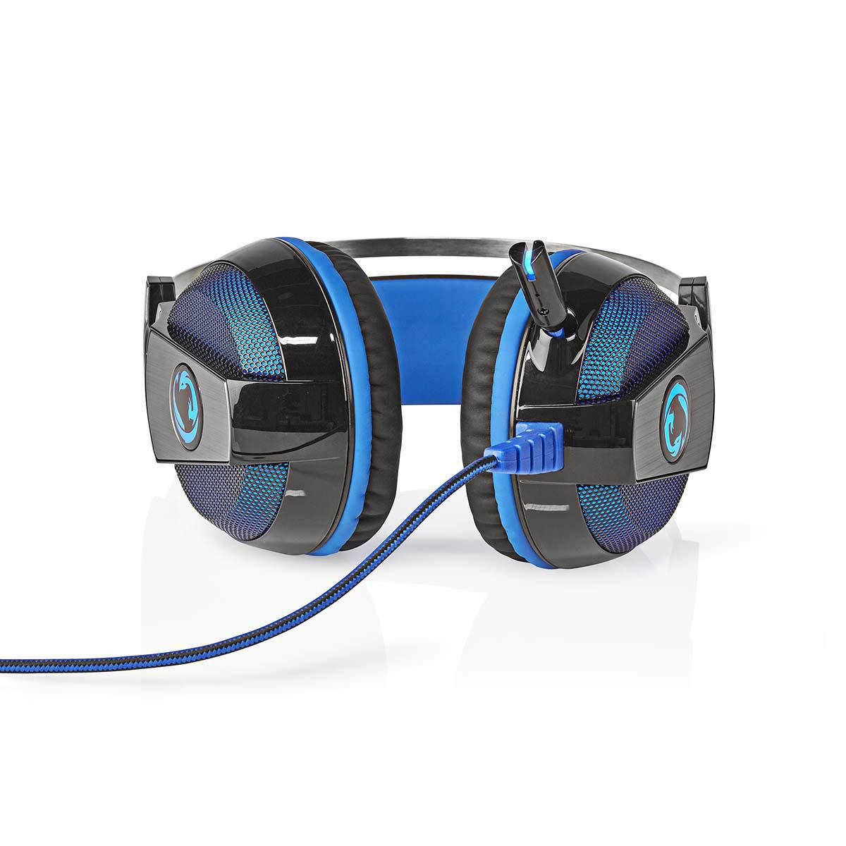 Nedis Gaming Headset | Over-Ear | Surround | USB Type-A | Bendable & Retractable Microphone | 2.10 m | Normal Lighting