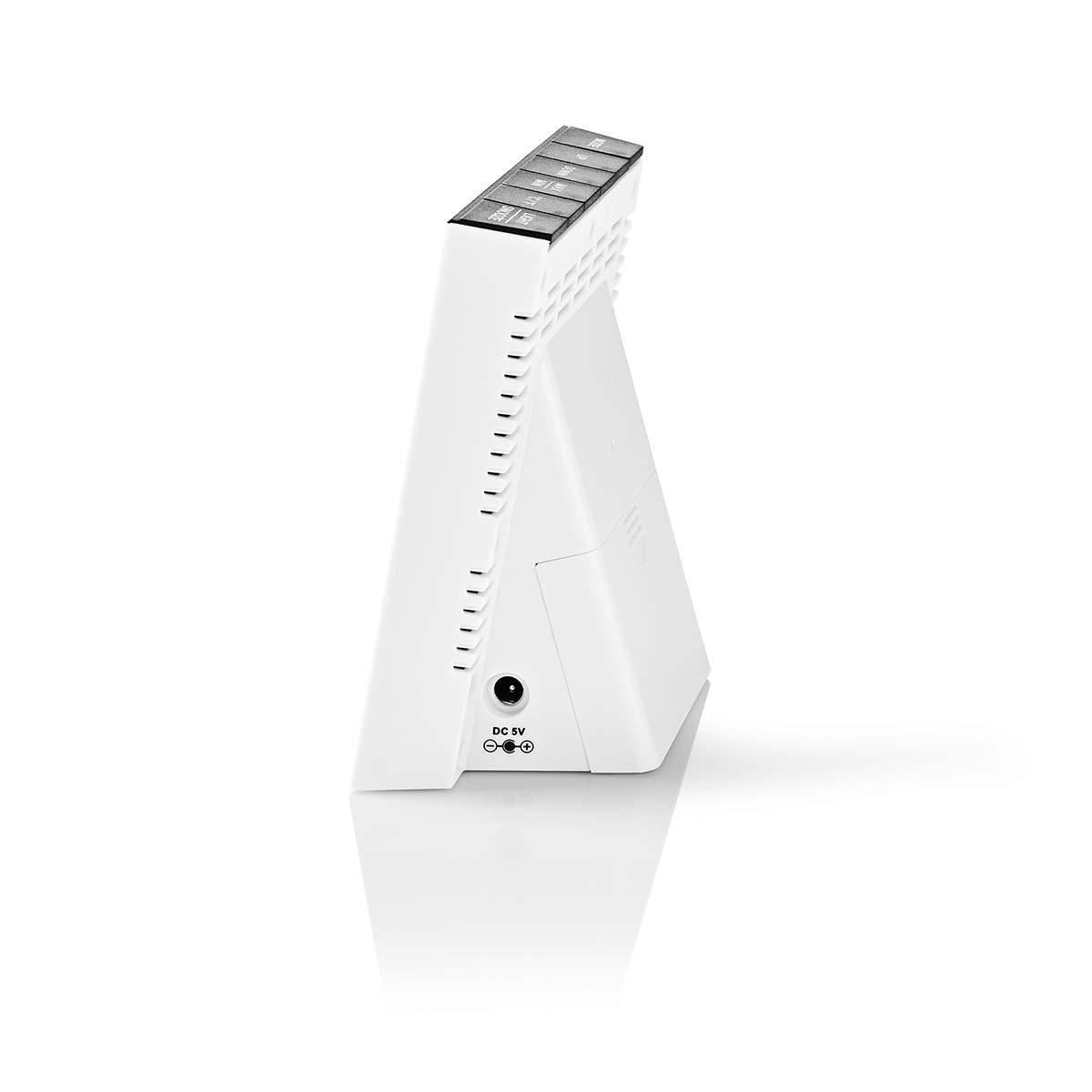 Nedis Weather Station | Indoor & Outdoor | Including wireless weather sensor | Weather forecast | Time display | LED Display | Alarm clock function