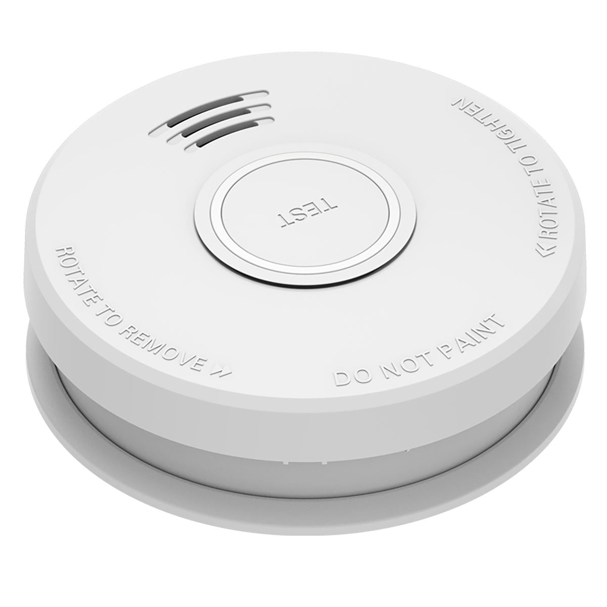 Alecto SD110 Smoke detector with Hush Button | >85 dB | Battery Powered | EN14604:2005/AC:2008 | White |2 Pack
