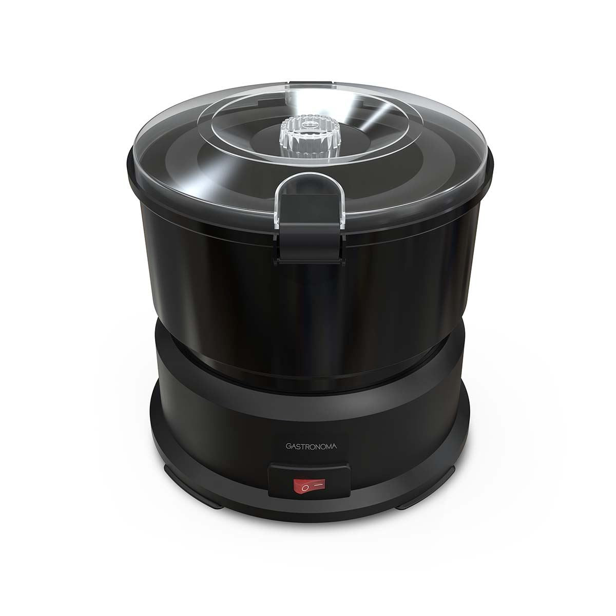 Gastronoma 85W Electric Potato Peeler Machine 1KG Potato Rumbler Electric with Container for Peeling Potatoes and Spin Drier Salad/Vegetables to Remove Excess Water