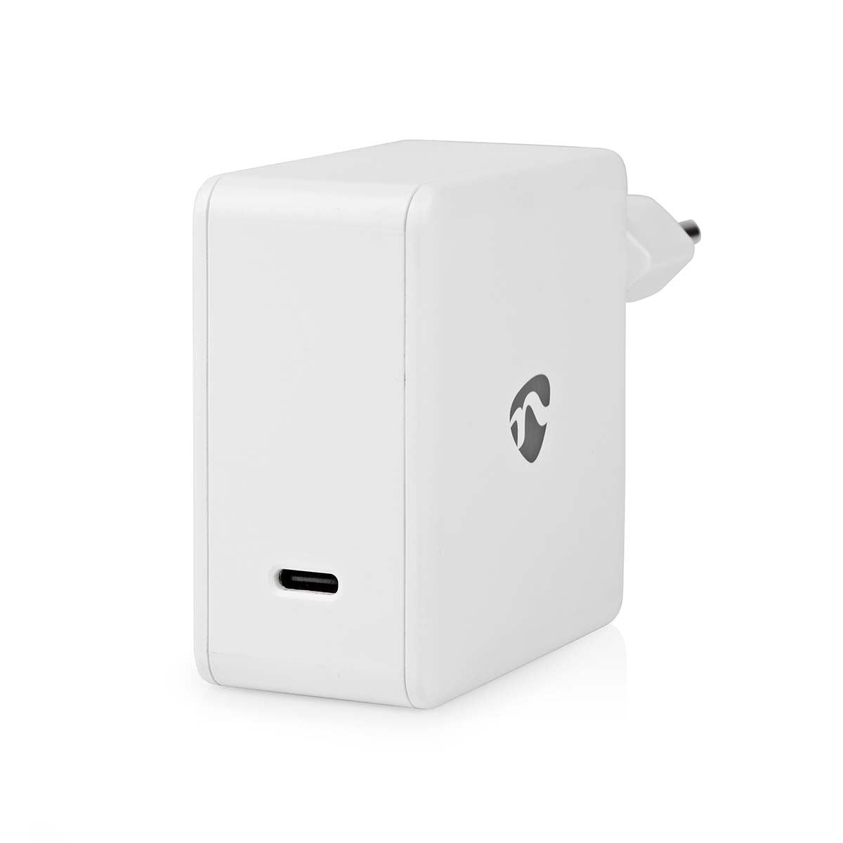 Nedis EU Euro Travel Wall Charger | 100 W | GaN | PD3.0 100W / PD3.0 30W / PD3.0 45W / PD3.0 60W / PD3.0 65W | Quick charge feature | 3.0 / 5.0 A | Number of outputs: 1 | USB-C™ | Automatic Voltage Selection | White