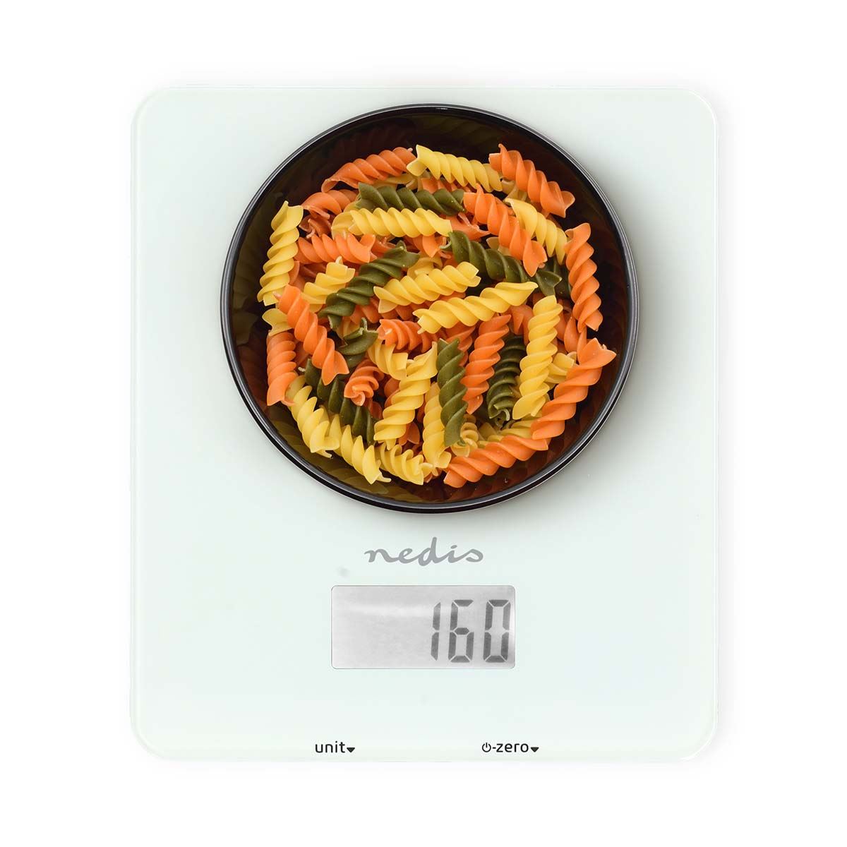 Nedis SmartLife Digital LCD Glass Kitchen Scales with Nutritional Calculator App