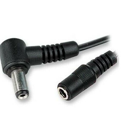 Ex-Pro 2.1mm Socket to 2.1mm Angled DC Plug DC Power Extension lead/cable - 10m