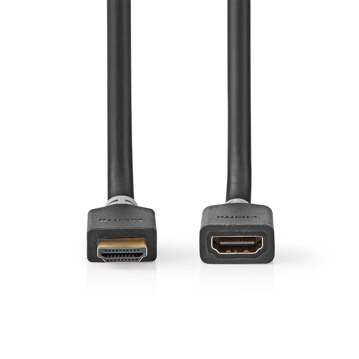 Nedis High Speed HDMI™ Cable with Ethernet | HDMI™ Connector | HDMI™ Output | 8K@60Hz | eARC | 48 Gbps | 1.00 m | Round | PVC | Anthracite | Box