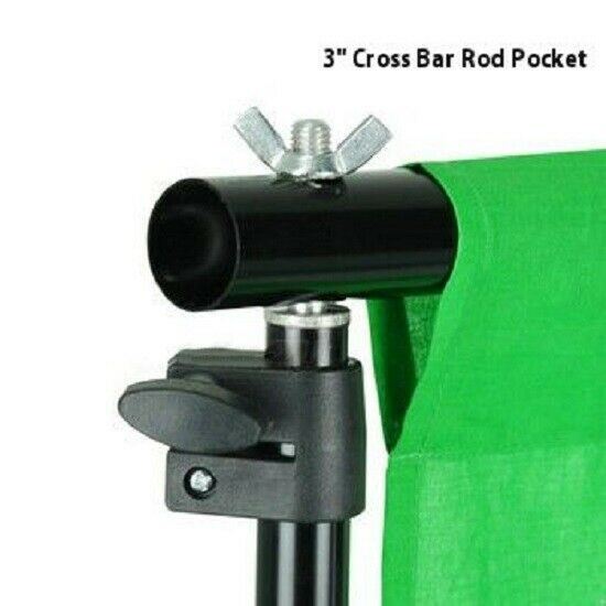 Ex-Pro Photographic Background 3m x 2m - High Quality Cotton - Black