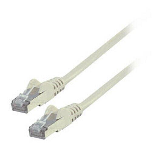 CAT6a Network Cable | F/UTP | RJ45 Male | RJ45 Male | 1.00 m | Snagless | Round | White