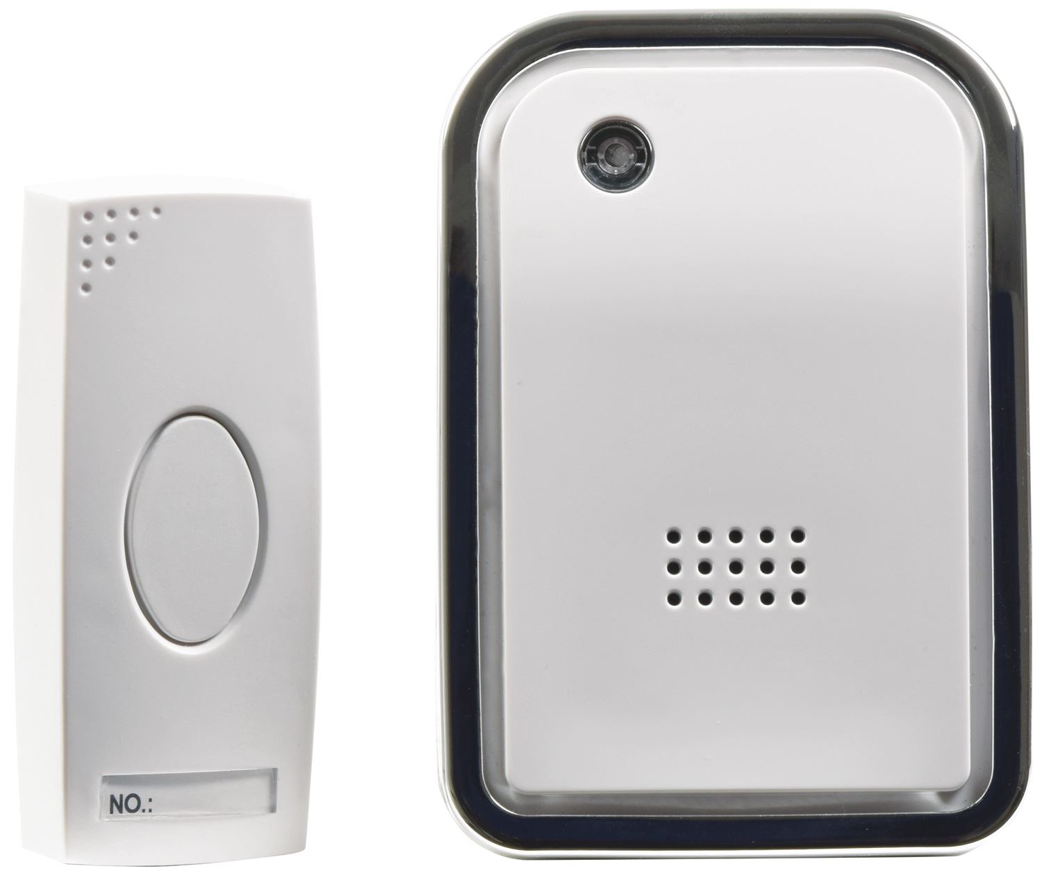 Mercury | Wireless Door Bell & Chime with LED Indicator, Hard of Hearing, Noisy Environments