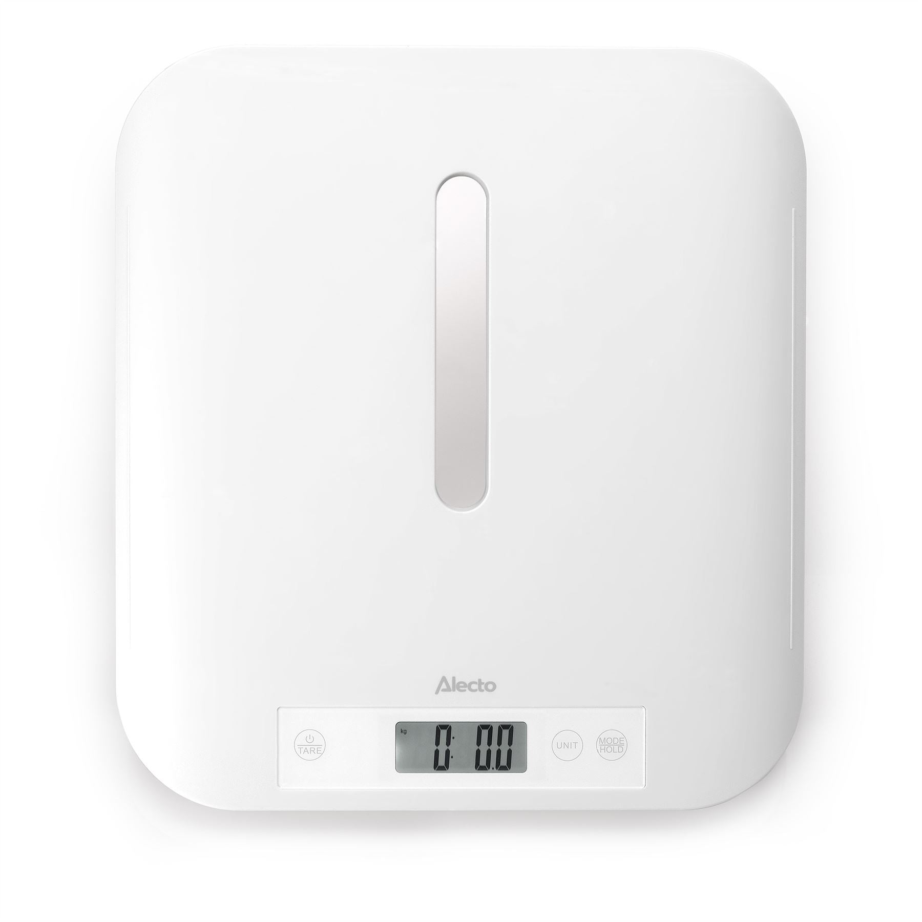 Alecto Digital Baby Weighing Scales, Personal Scale and Pet Scale in one - Up to 150 kg with Removable Weighing Surface - White | BC70
