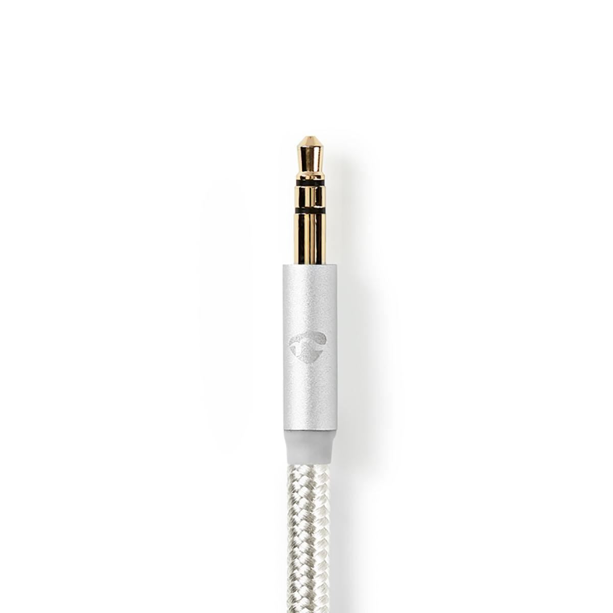 Nedis Lightning Adapter | Apple Lightning 8-Pin | 3.5 mm Male | Gold Plated | 1.00 m | Round | Nylon | Cover Window Box