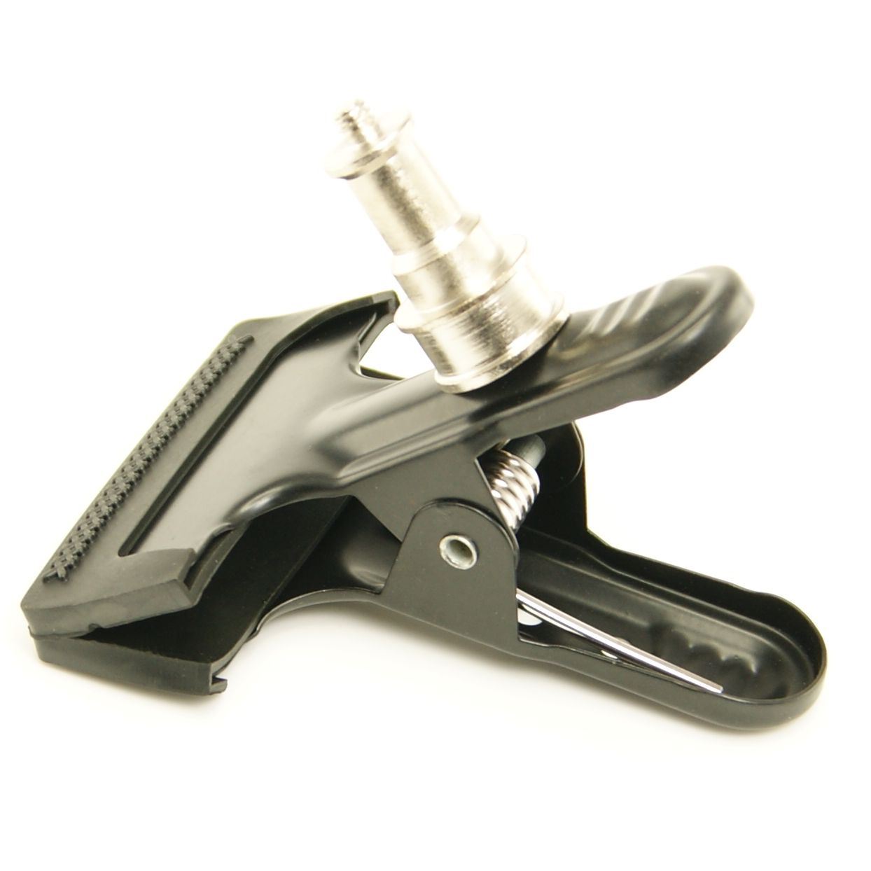 Ex-Pro Studio Background Clip 45mm Metal Grip with Rubber Protective Cover & Spigot / 1/4" Thread