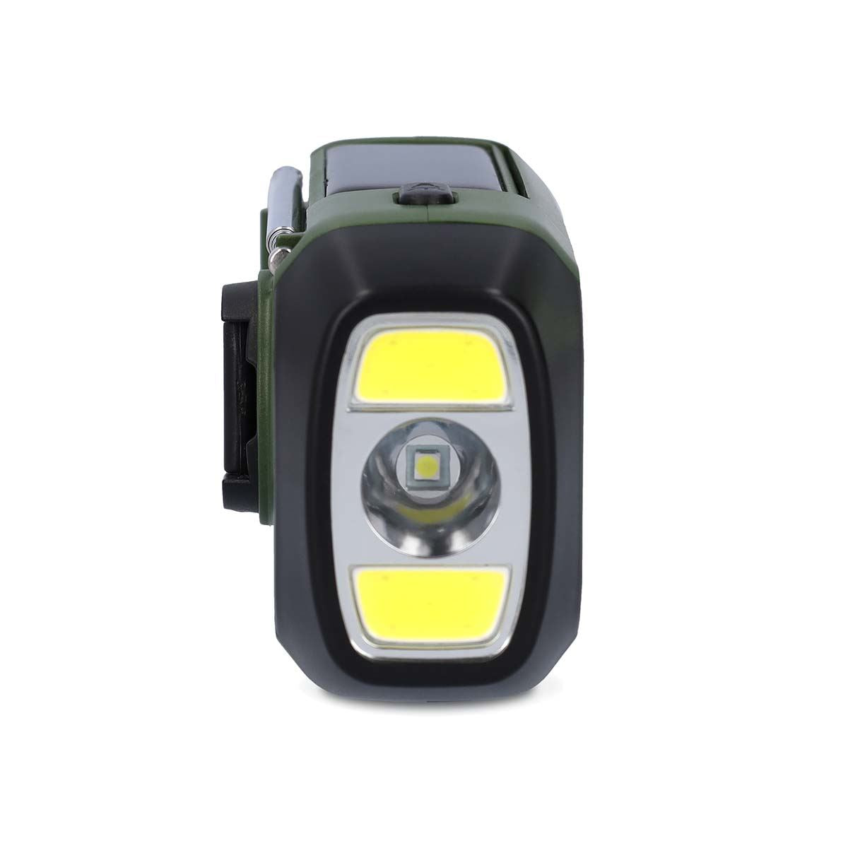 Nedis Portable Emergency DAB+/FM Wind Up Radio with Solar Panel & Hand Crank, with 2500mAh Rechargeable USB Power Bank, LED Torch & SOS Alarm, for Camping, Hiking & Outdoor