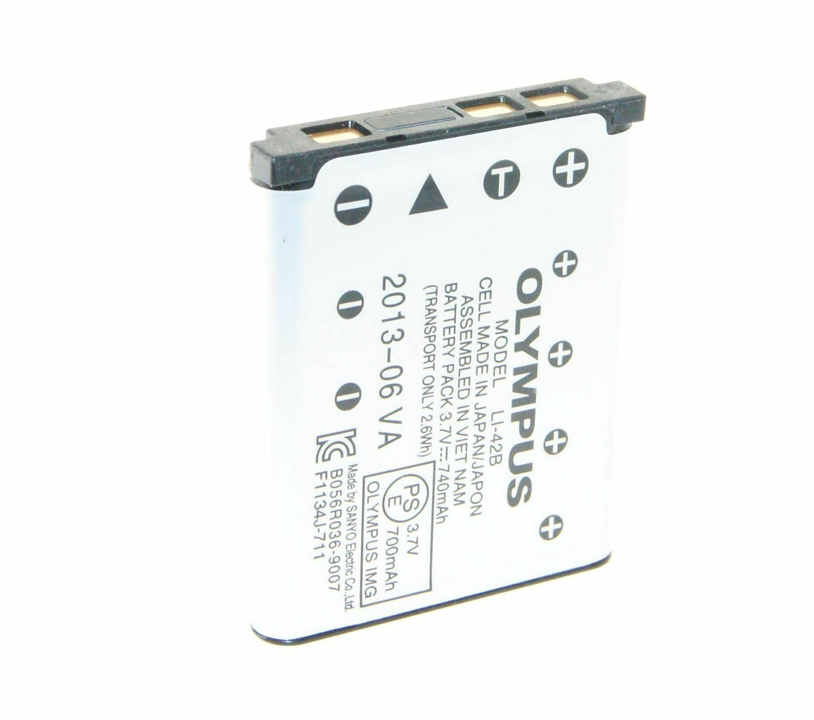 Olympus LI-42B Lithium-Ion 740mAh 3.7V Rechargeable Battery