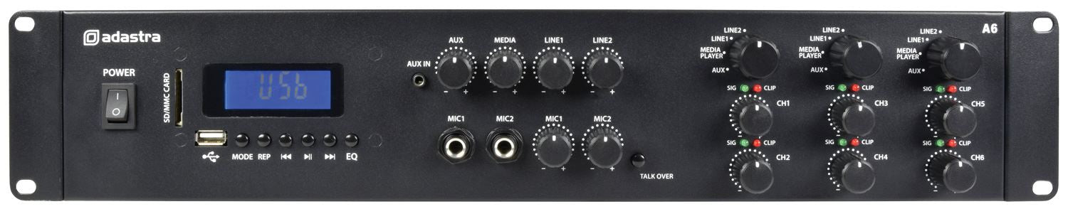Adastra A6 Tri Stereo Amplfier 6x200W