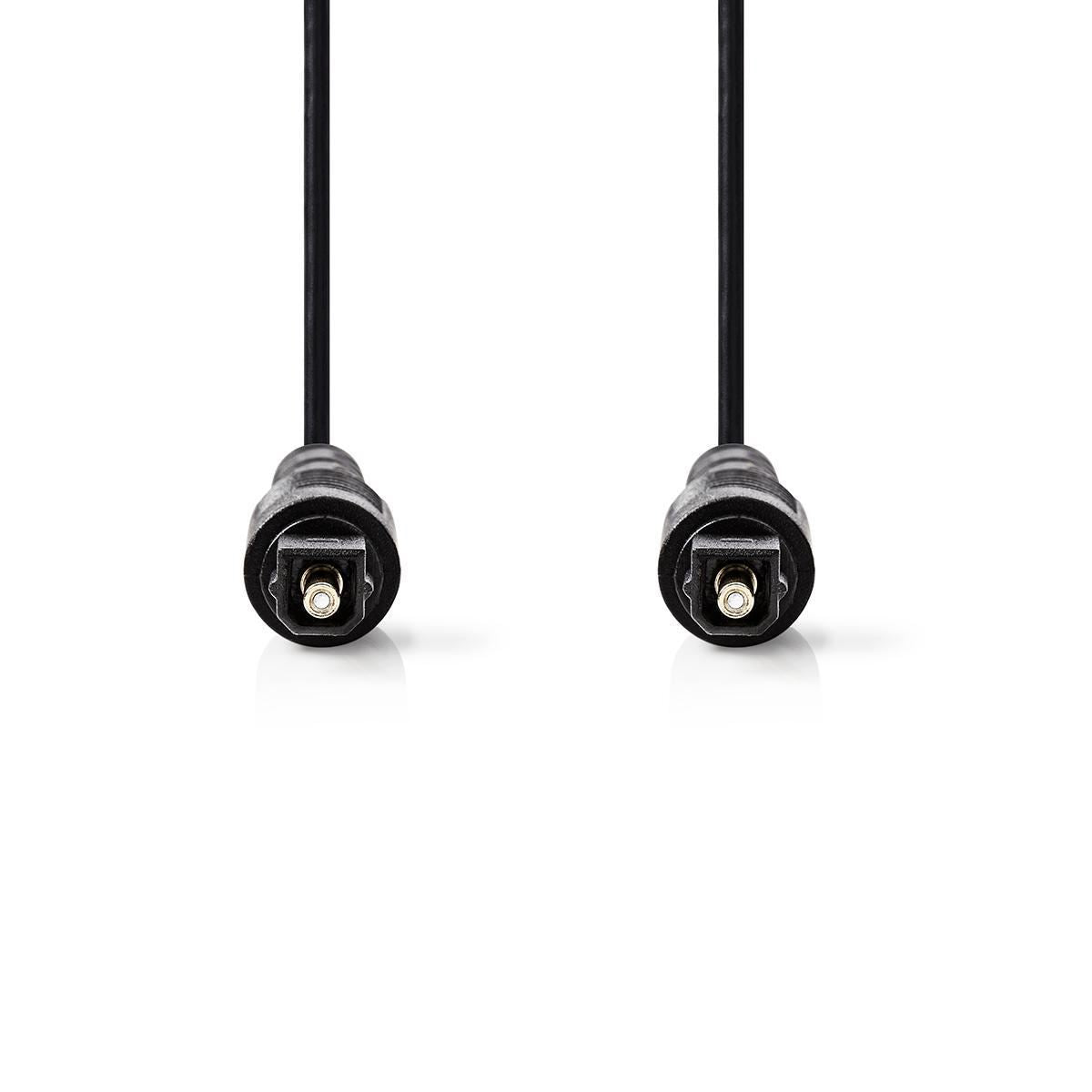 Ex-Pro Optical Audio Cable | TosLink Male | TosLink Male | 2.00 m | Round | PVC | Black
