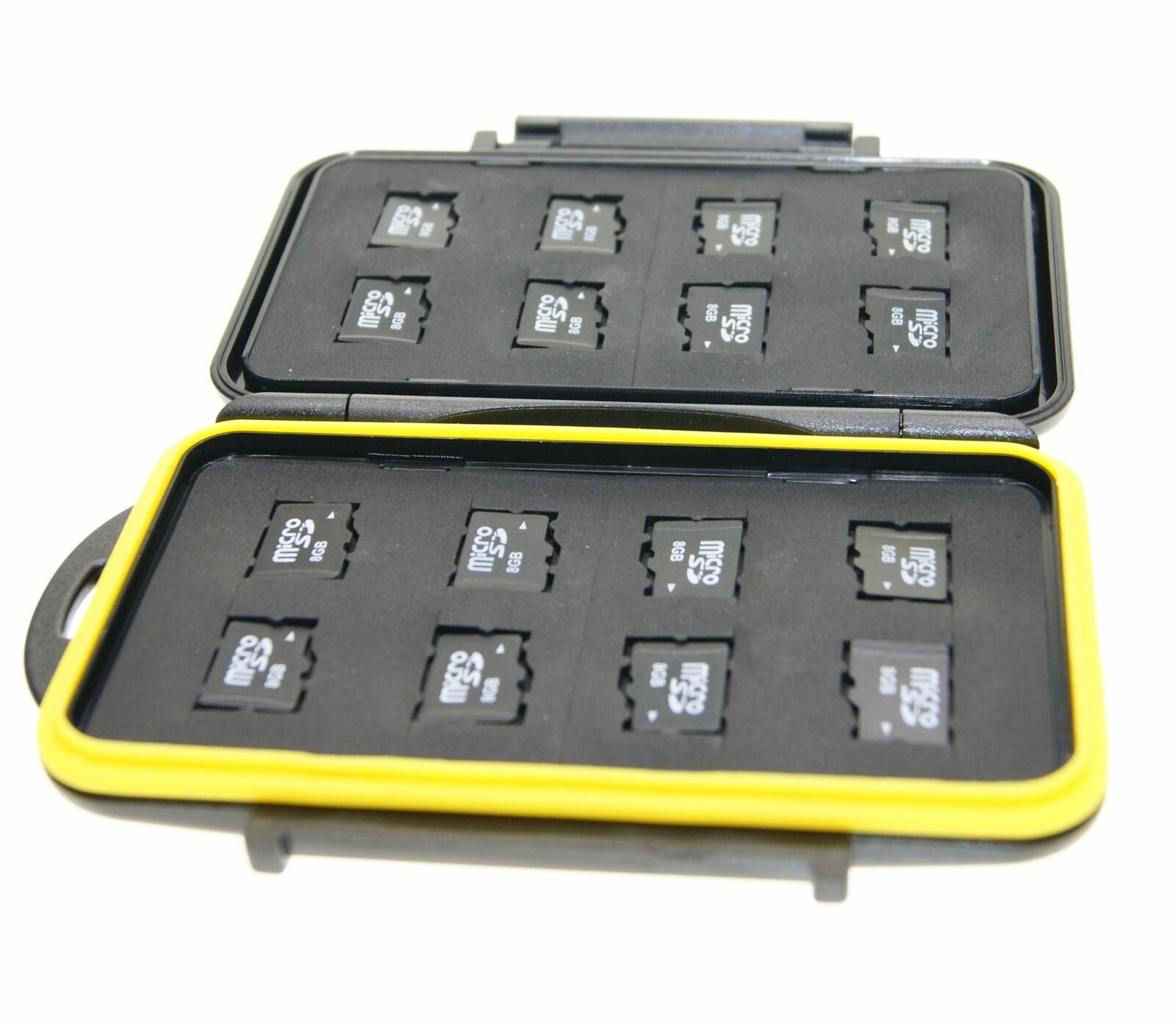Ex-Pro Tough-Store Waterproof Memory Card Case, Holds 16 Micro SD SDHC SDXC Cards, Anti-Static, Shockproof, Floating Storage Box