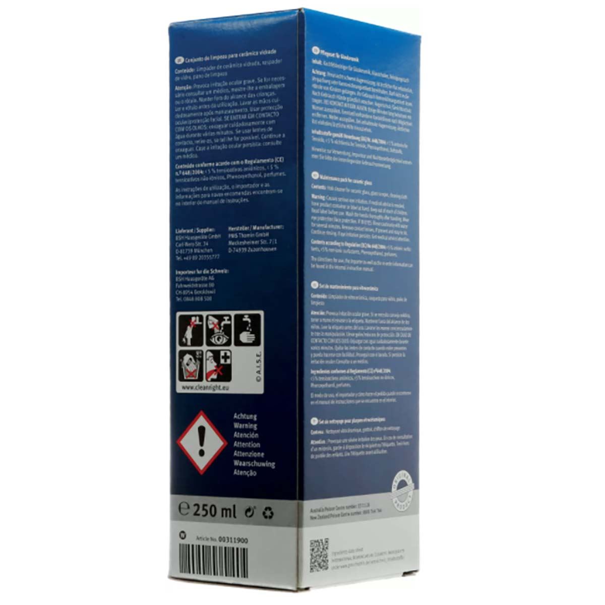 Bosch Maintenance Kit Set for Glass, Ceramic, Induction and Stainless Steel Hobs