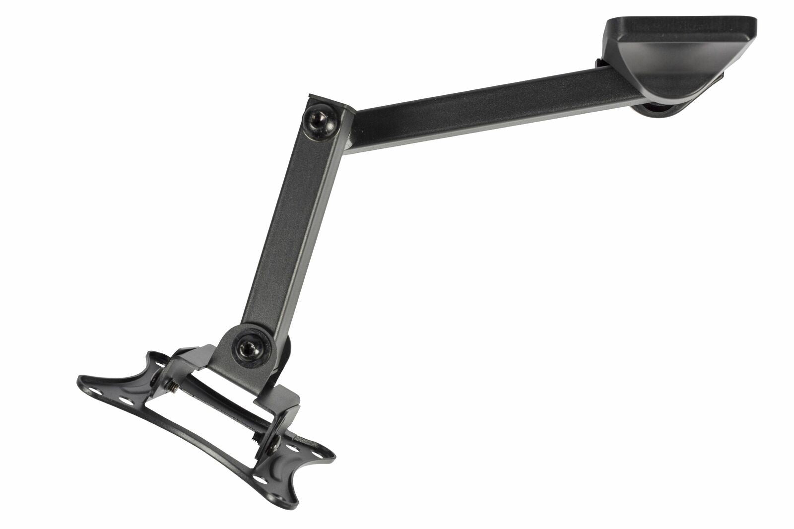 Nedis Full Motion TV Wall Mount | 13 - 27 " | Maximum supported screen weight: 15 kg | Tiltable | Rotatable | Minimum wall distance: 60 mm | Maximum wall distance: 350 mm | 3 Pivot point(s) | ABS / Steel | Black