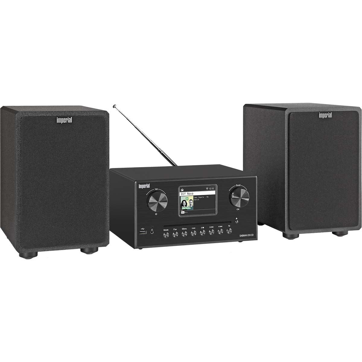 Imperial DABMAN i310 CD Hybrid micro Hi-fi System DAB+ / FM / Internet / Bluetooth Black