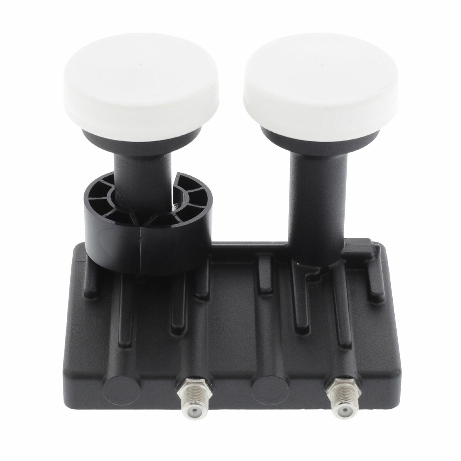 Nedis LNB Twin Monoblock 6.0° 2x F-Connector Gain 0.85 dB - Black