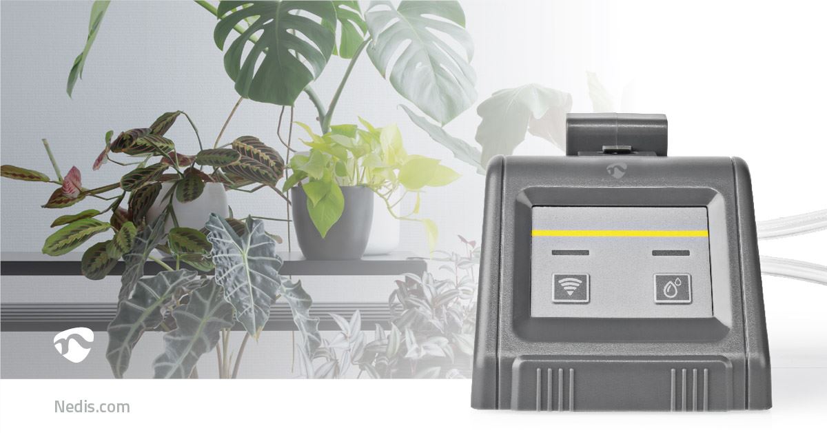 Nedis SmartLife Water Pump | Wi-Fi | Battery Powered / USB Powered | IPX3 | Maximum water pressure: 0.3 Bar | Android™ / IOS