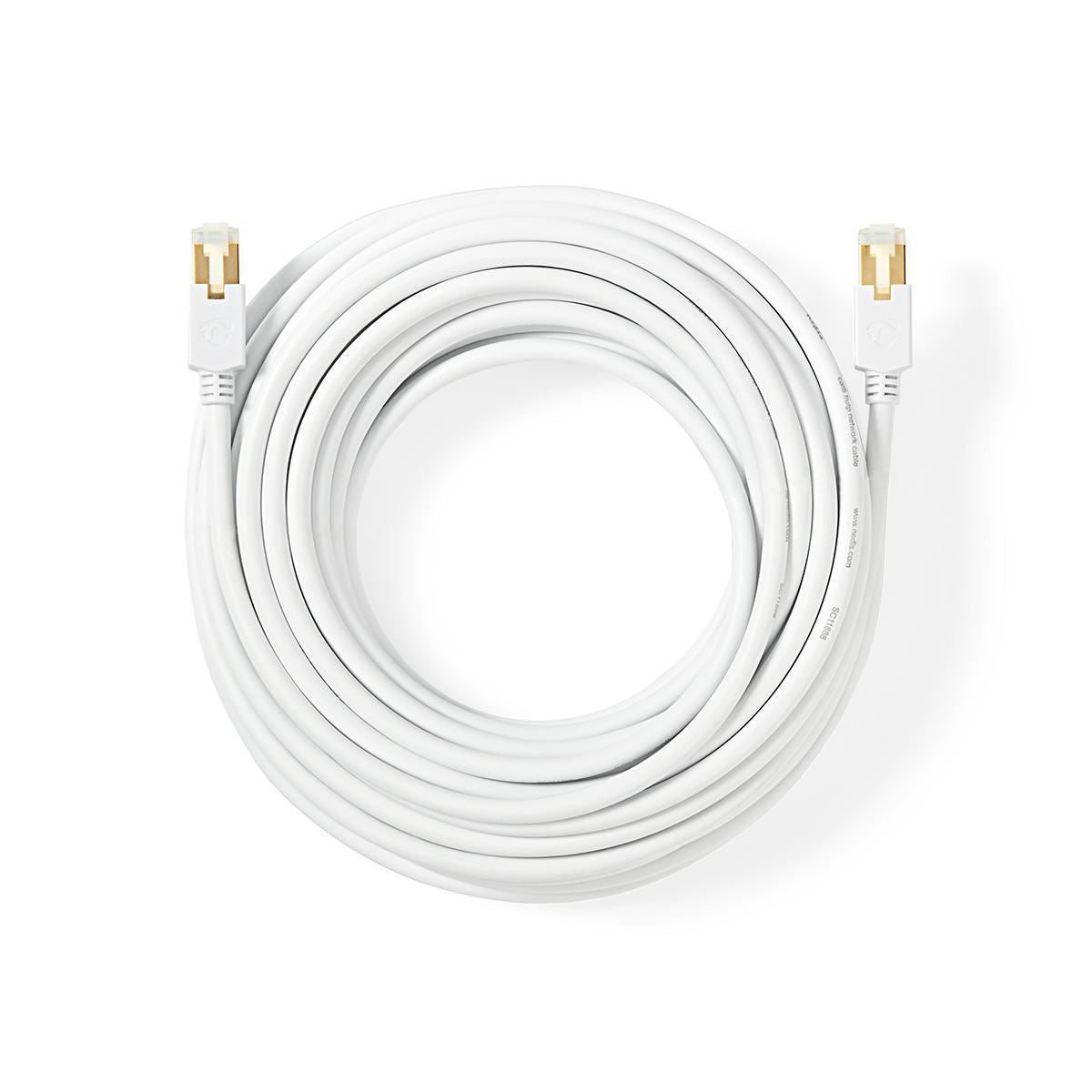 Nedis CAT6 Network Cable | RJ45 Male | RJ45 Male | F/UTP | 10.0 m | Round | LSZH / PVC | White | Window Box
