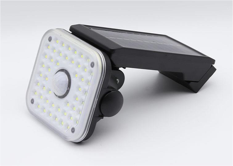 Solar Powered Security Light Outdoor PIR Motion Sensor with 3 Adjustable Modes IP65 Water Resistant for Garden