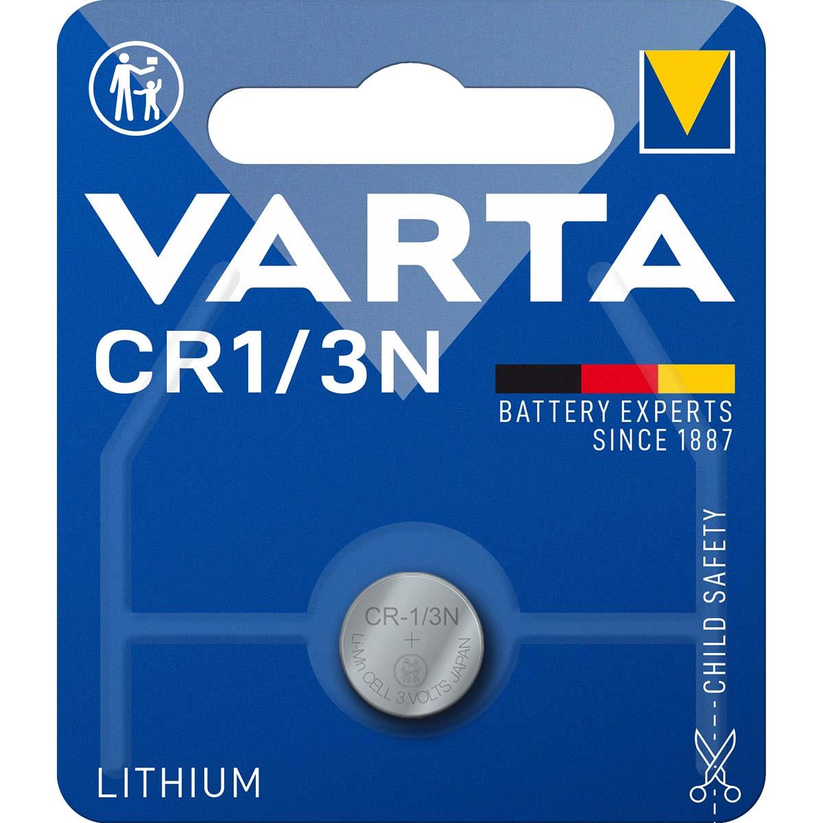 Varta  CR3/1N Lithium Button Cell Battery 3 V 1-Blister