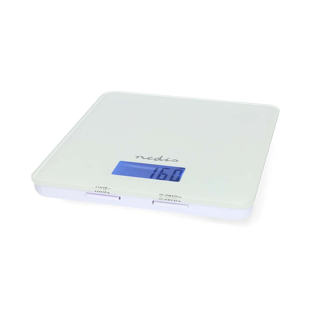 Nedis SmartLife Digital LCD Glass Kitchen Scales with Nutritional Calculator App