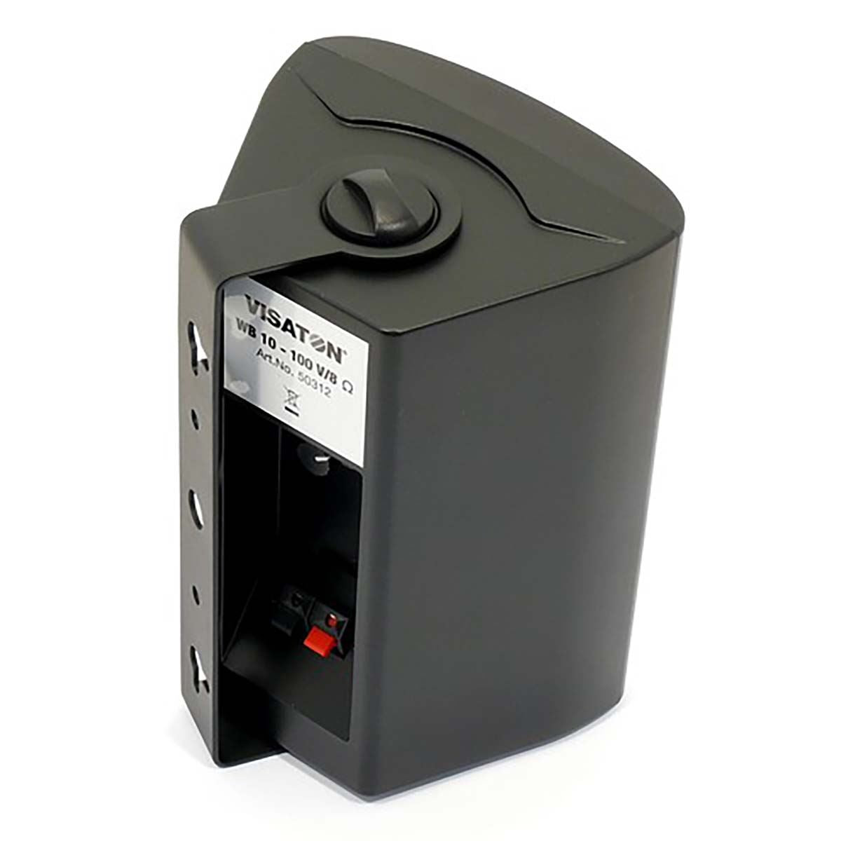 Visaton WB10 100V - 8 Ohm 2-way compact speakers in a sturdy plastic housing (Black)