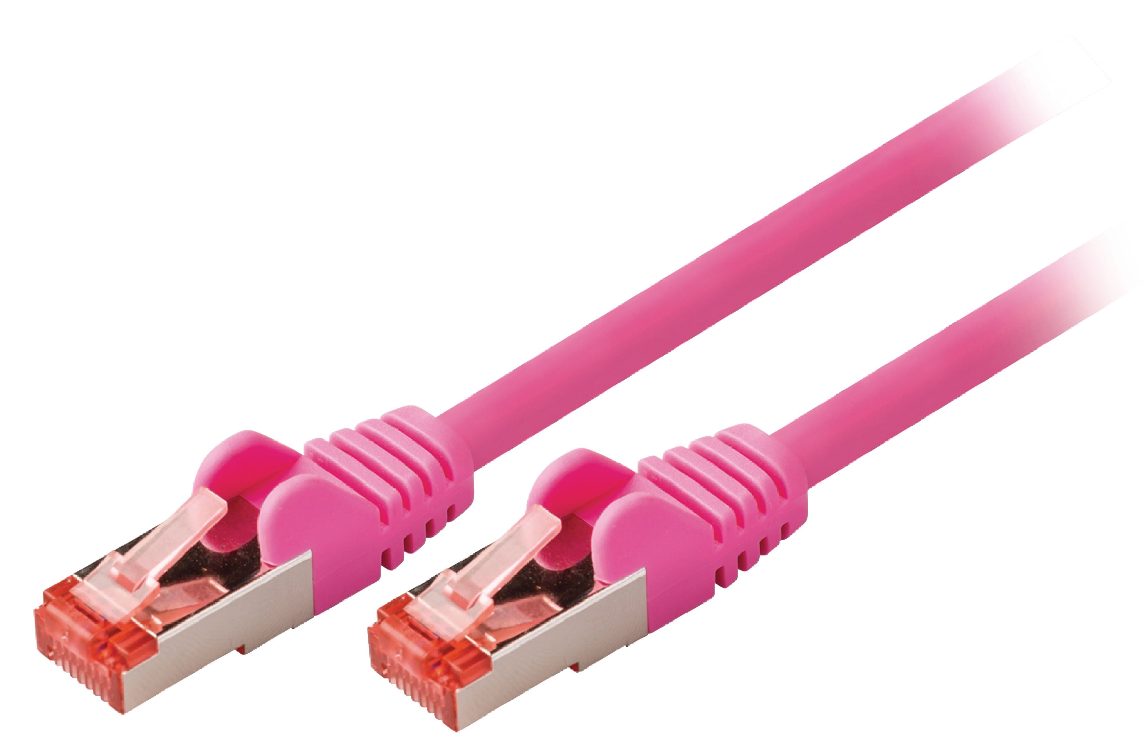 Nedis CAT6 Cable | RJ45 Male | RJ45 Male | S/FTP | 0.25 m | Round | LSZH | Pink