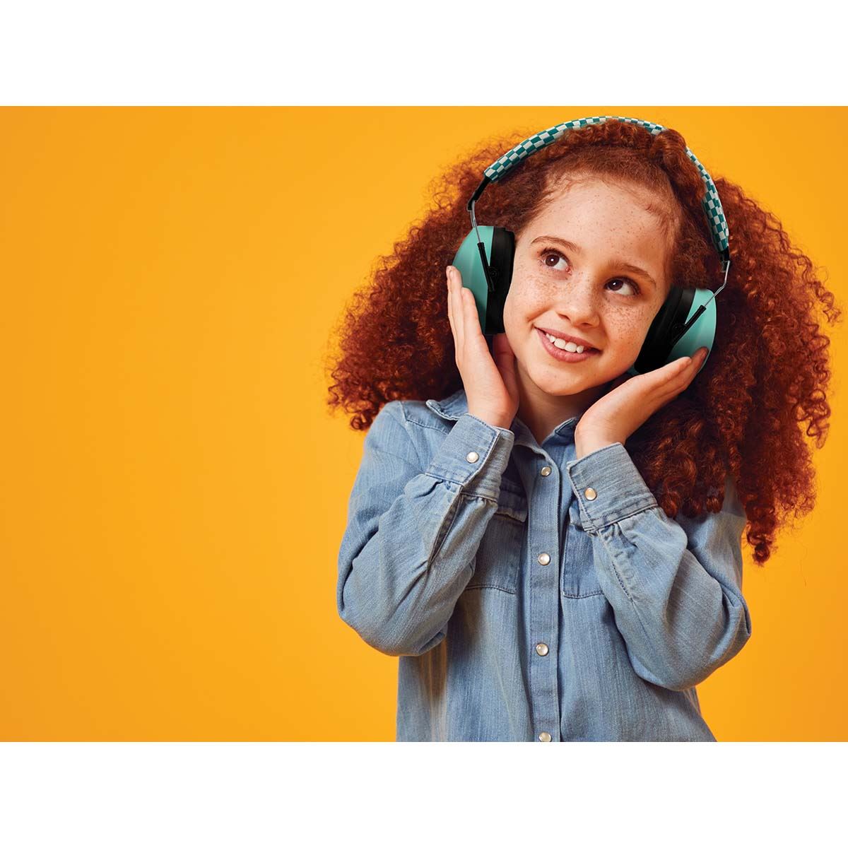 Alecto BV71 Kids Ear Defenders Children, Age 5-16, Certified 29dB, Adjustable Size, Noise Cancelling Headphones Kids, Ear Defenders Autism, Ear Muffs for Toddler, Boys, Girls, School - Green