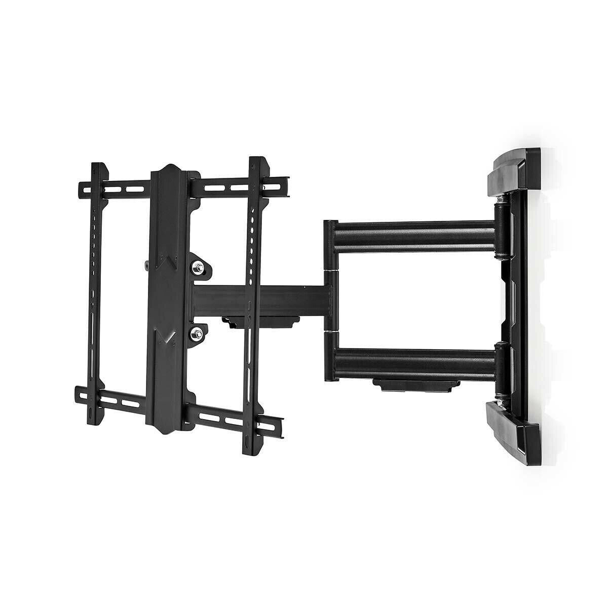 Nedis Full Motion TV Wall Mount | 37 - 80 " | Maximum supported screen weight: 50 kg | Tiltable | Rotatable | Minimum wall distance: 70 mm | Maximum wall distance: 650 mm | 3 Pivot point(s) | Steel | Black