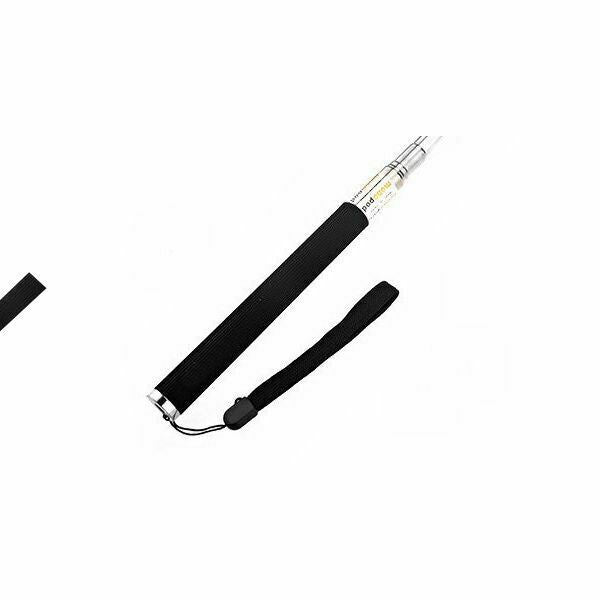 Ex-Pro Extendable Self Portrait Selfie Mono-pod With Smartphone Adjustable Holder (Use tripod mount) - Black