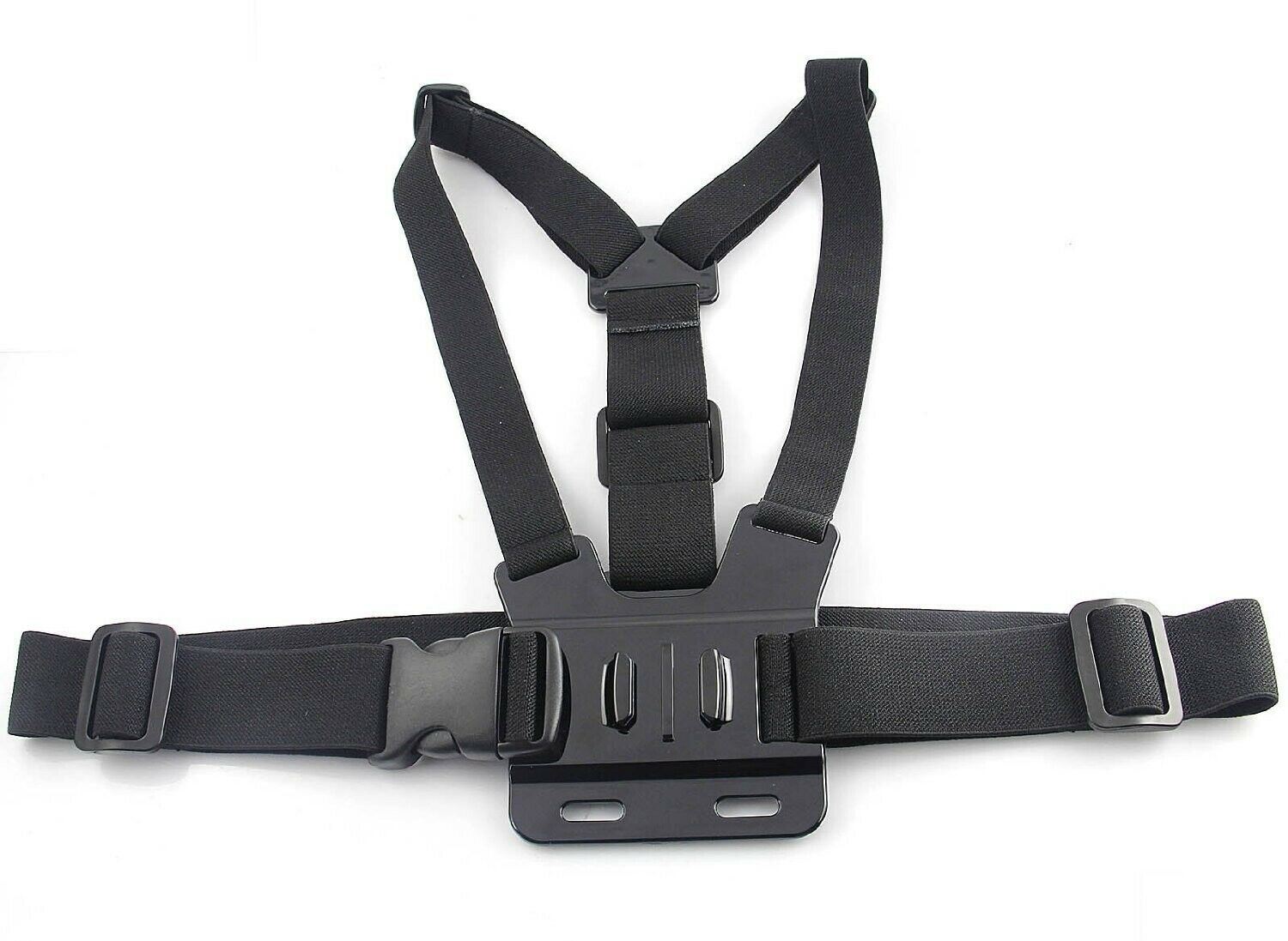 Ex-Pro Adjustable Chest Mount Harness with 3-Way Pivot Arm for Action Cameras / GoPro Housing