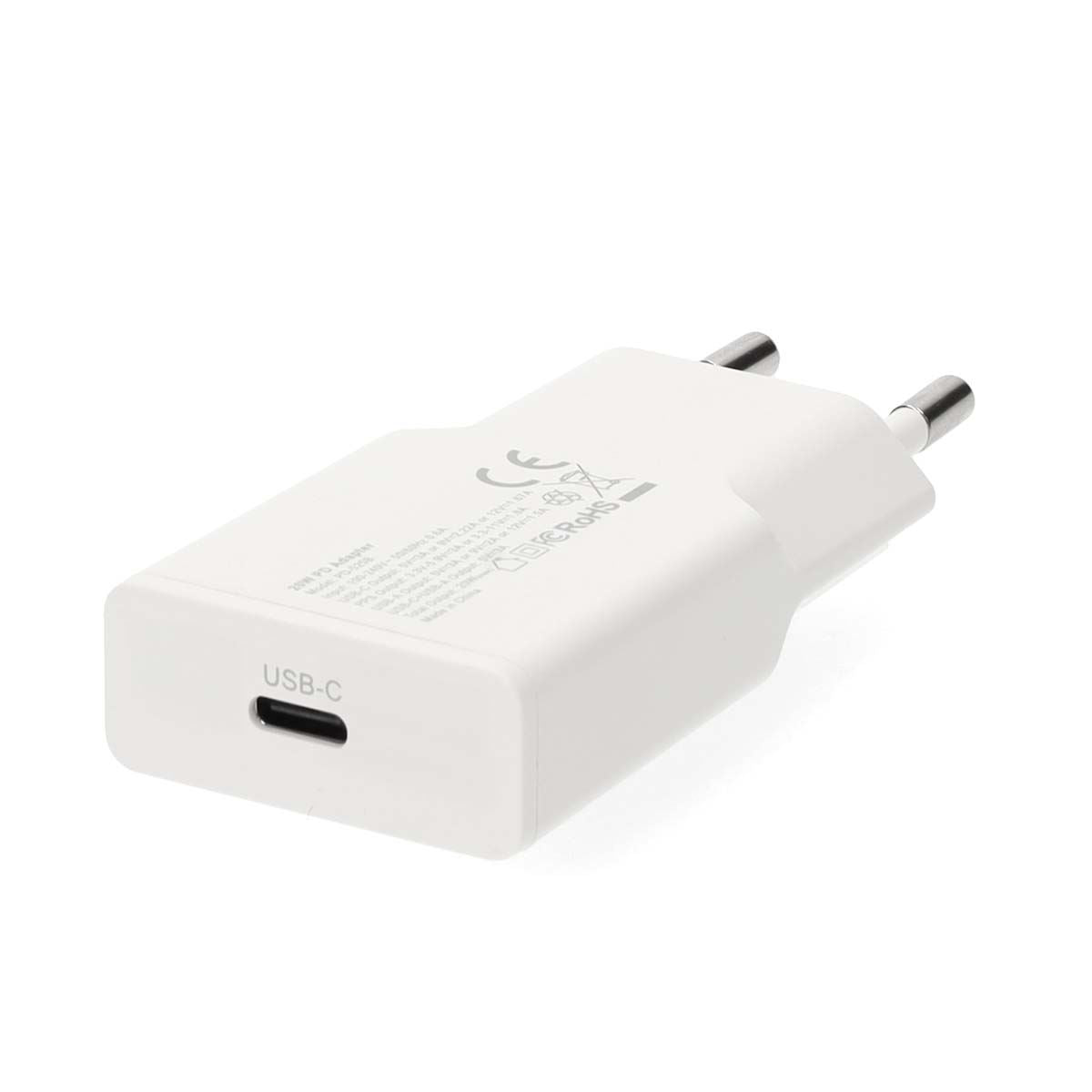 Nedis EU Euro Travel Wall Charger | 20 W | GaN | PD3.0 | Quick charge feature | 1.67 / 2.22 / 3.0 A | Number of outputs: 1 | USB-C™ | Automatic Voltage Selection | White