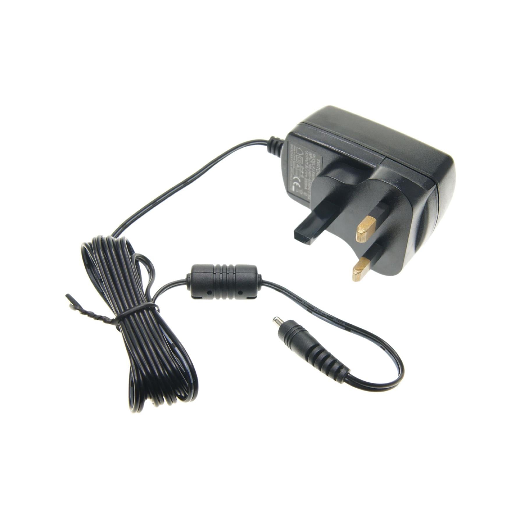 UK 3 Pin AC Mains Adapter 5V 2A 3.5mm x 1.35mm DC Plug