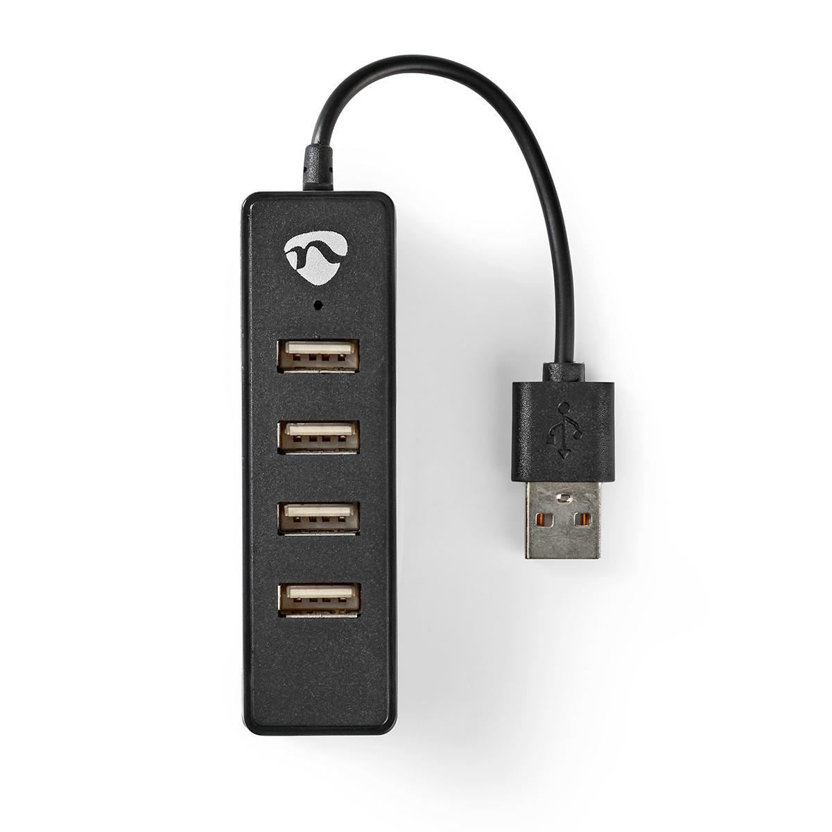 Nedis USB Hub | USB-A Male | 4x USB A Female | 4 port(s) | USB 2.0 | USB Powered
