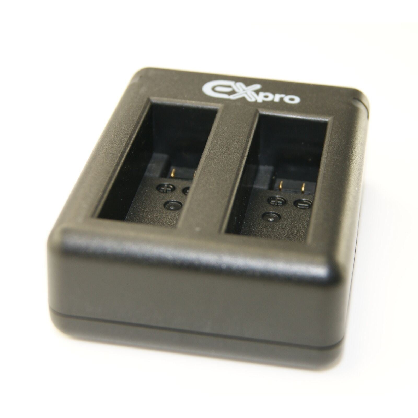 Ex-Pro USB Dual Battery Charger for GoPro Hero 5, Hero 6 & Hero 2018, Twin Fast Charger for AHDBT-501 Batteries, LED Indicator