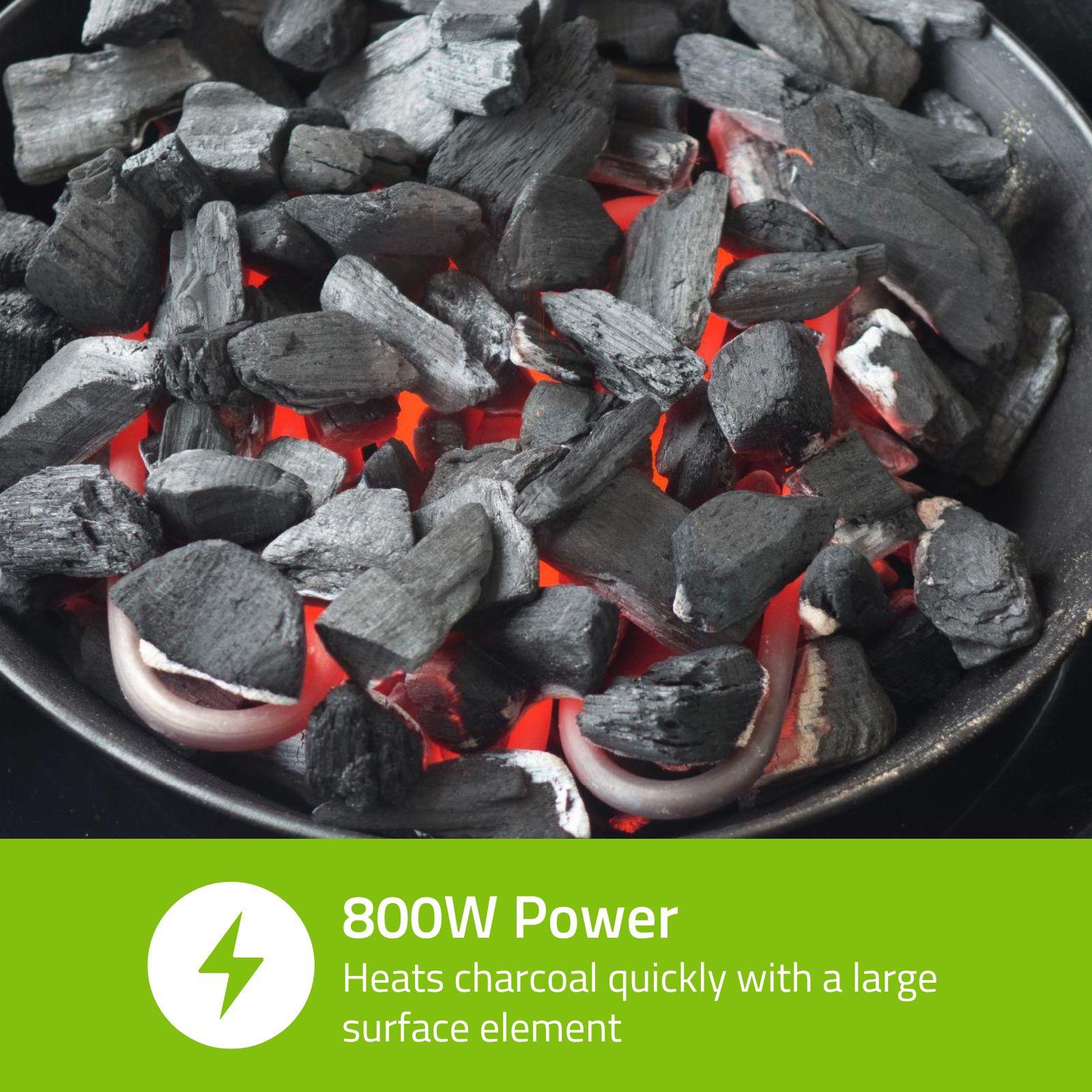 Electric BBQ Charcoal Starter Coal 800W Barbeque Smoker Pit Grill Fire Igniter