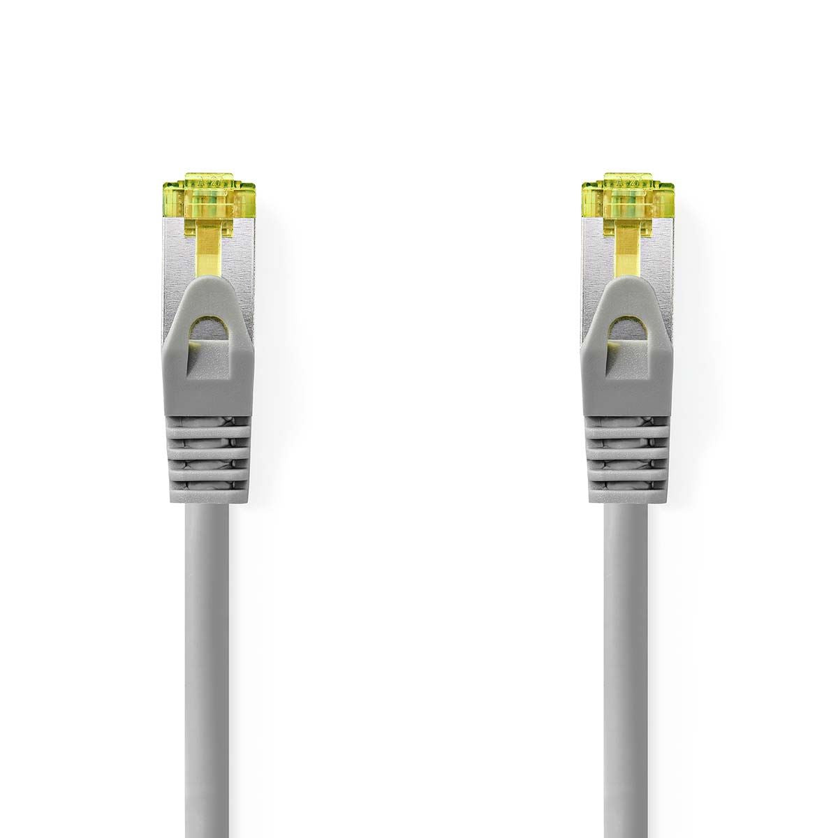 Nedis Cat 8.1 Network Cable | S/FTP | RJ45 Male | RJ45 Male | 3.00 m | Round | LSZH | Grey | Label