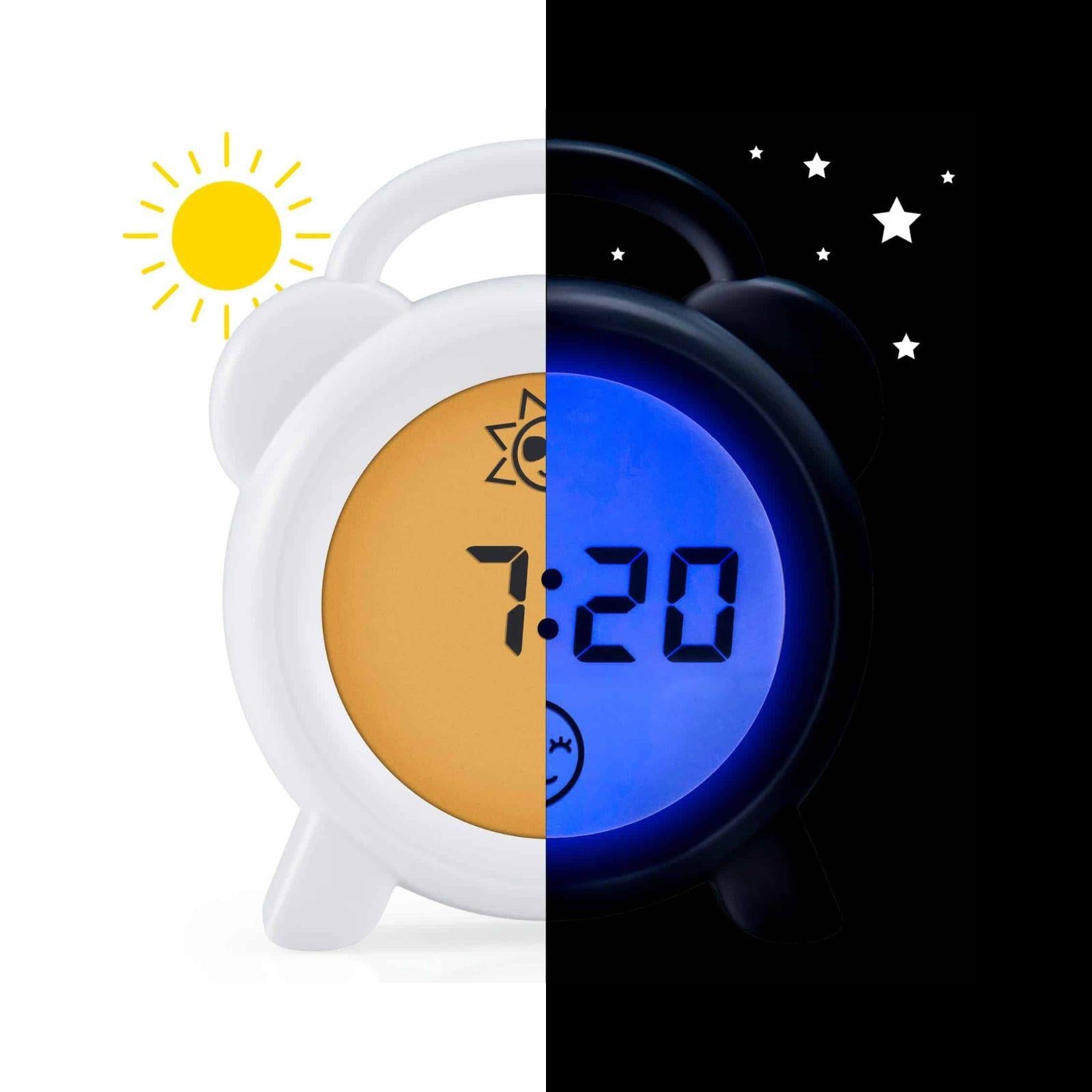 Alecto Childresns Sleep Trainer & Night Lamp Light / Alarm Clock White