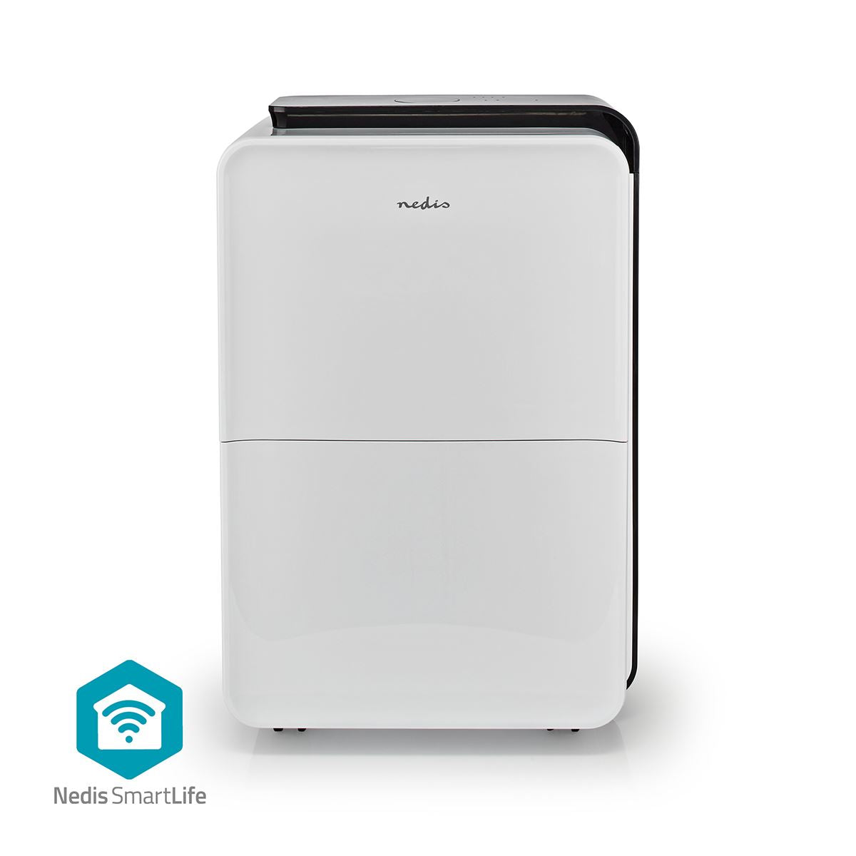Nedis SmartLife Dehumidifier | Wi-Fi | 30 l/Day | Dehumidification / Continuous / Max+ / Dry laundry / Ventilation | Android™ / IOS | Adjustable hygrostat | 210 m³/h
