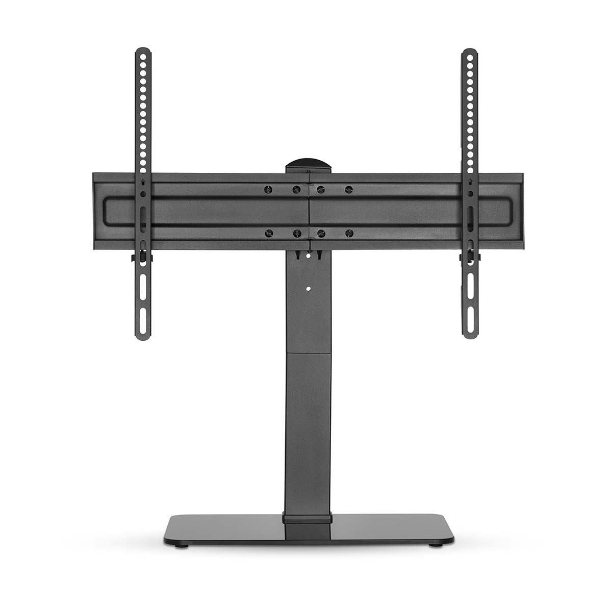 Nedis Fixed TV Desk Stand | 37 - 70 " | Maximum supported screen weight: 40 kg | Adjustable pre-fixed heights | Steel / Tempered Glass | Black