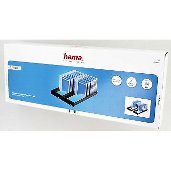 Hama 44 CD Storage Flipper Unit for CDs - Black